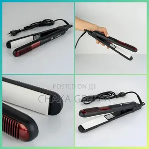 Professional Flat Iron For All Hair Types – Even Heat, No Damage