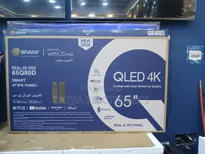 Bravia 65q80d Smart Qled Tv With a 65-Inch Screen.