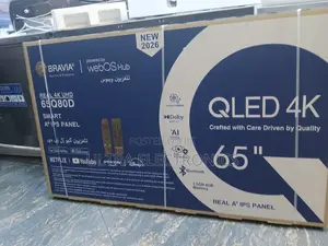 Bravia 65-Inch Qled Smart Tv. It Features Real Uhd Resolution