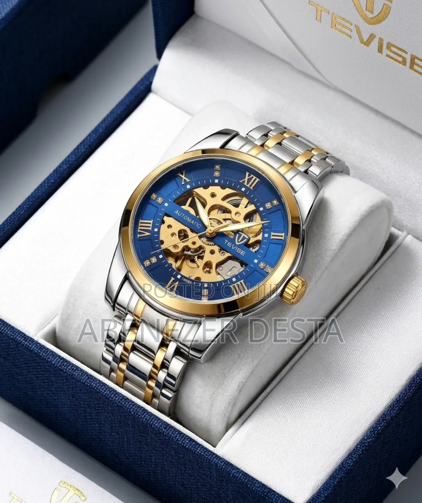 Tevise T9005a Skeleton Mechanical Watch, Typically Featuring Automati
