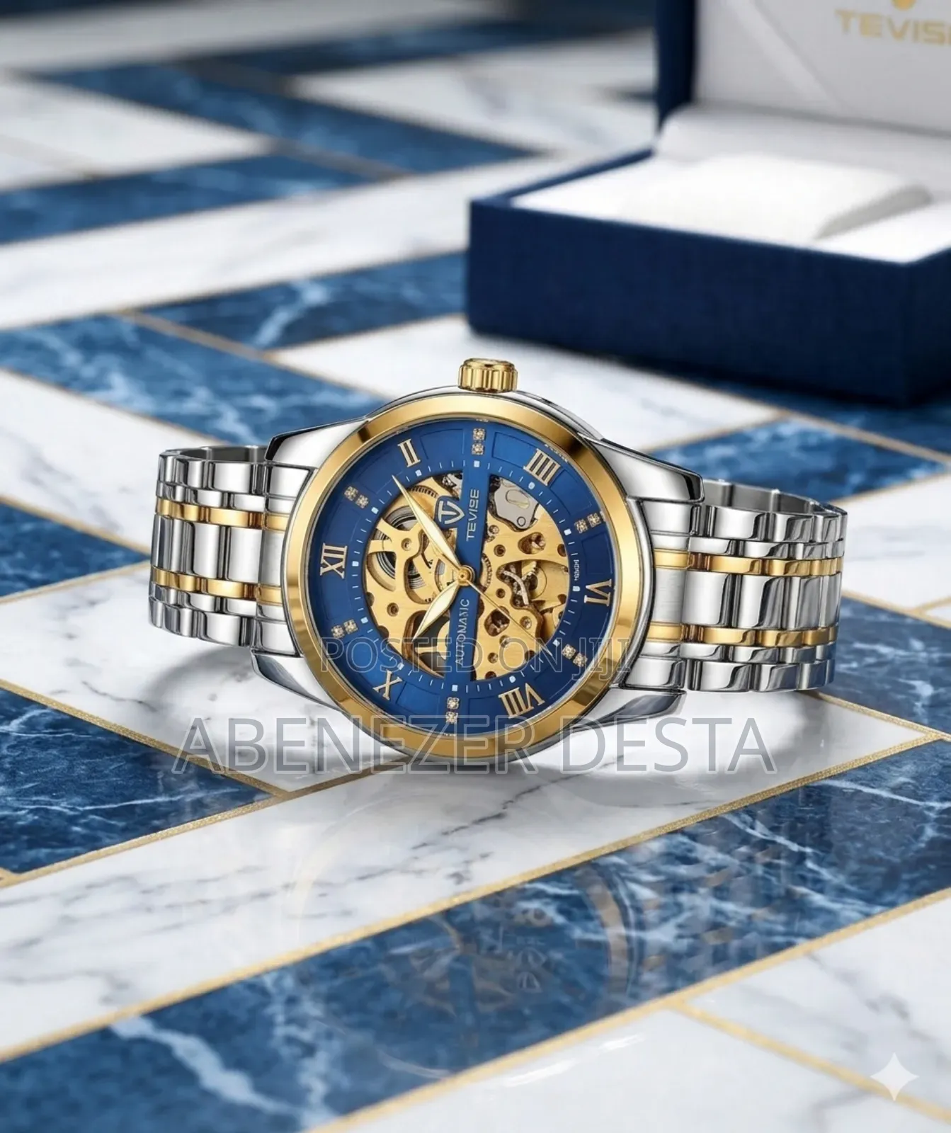 Tevise T9005a Skeleton Mechanical Watch, Typically Featuring Automati