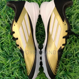 Adidas F50 League Messi Tf Gold/Metalic /Clod White/Soccer Cleats