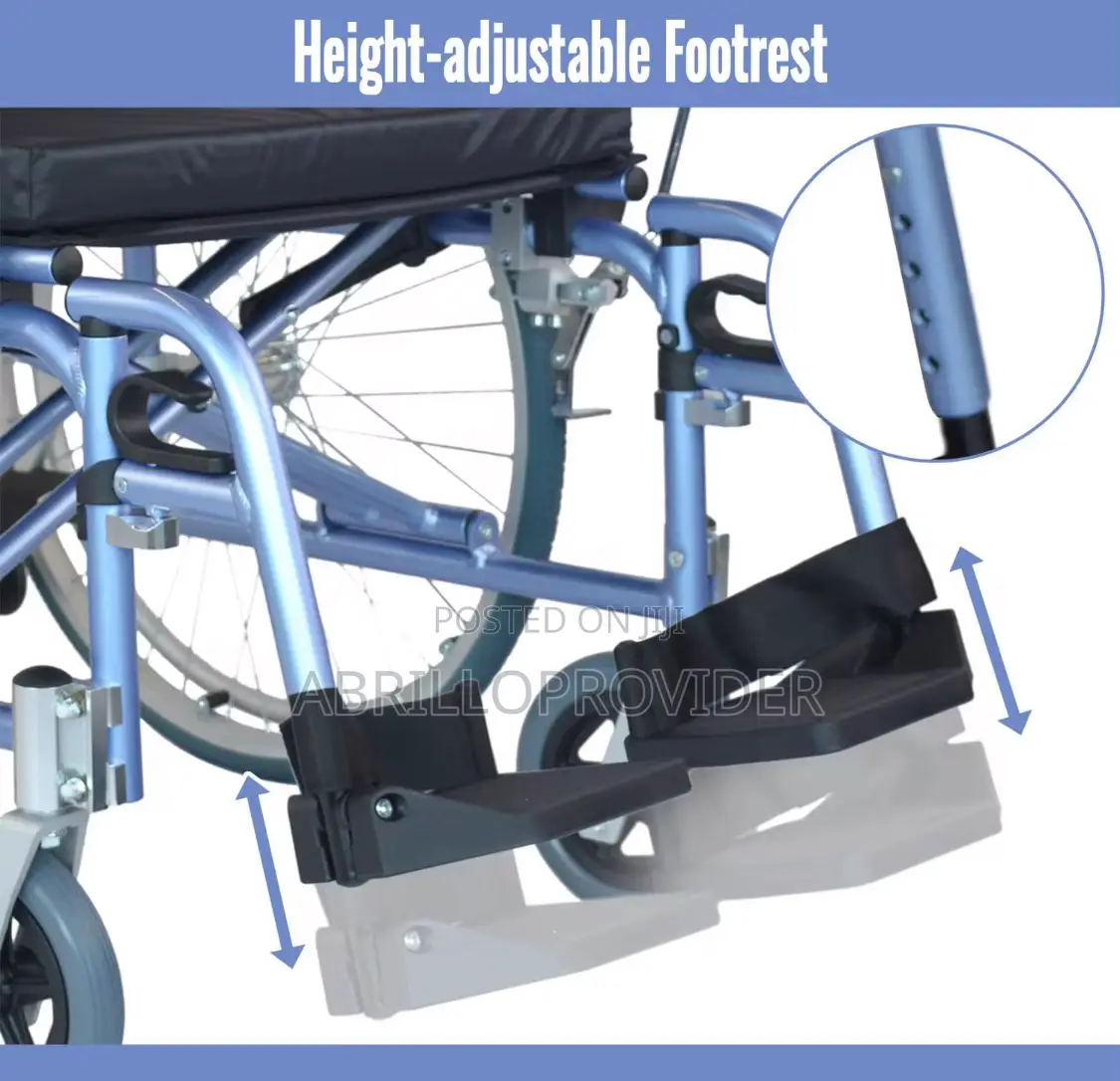 Dragon Dw-081f3 Lightweight Aluminum Manual Wheelchair 1 Year Warranty