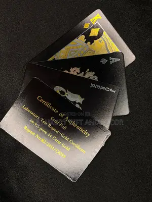 Black Poker Card