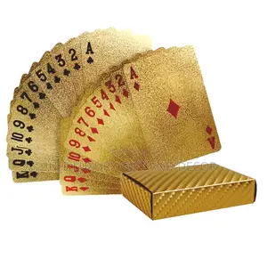 Golden Poker Card