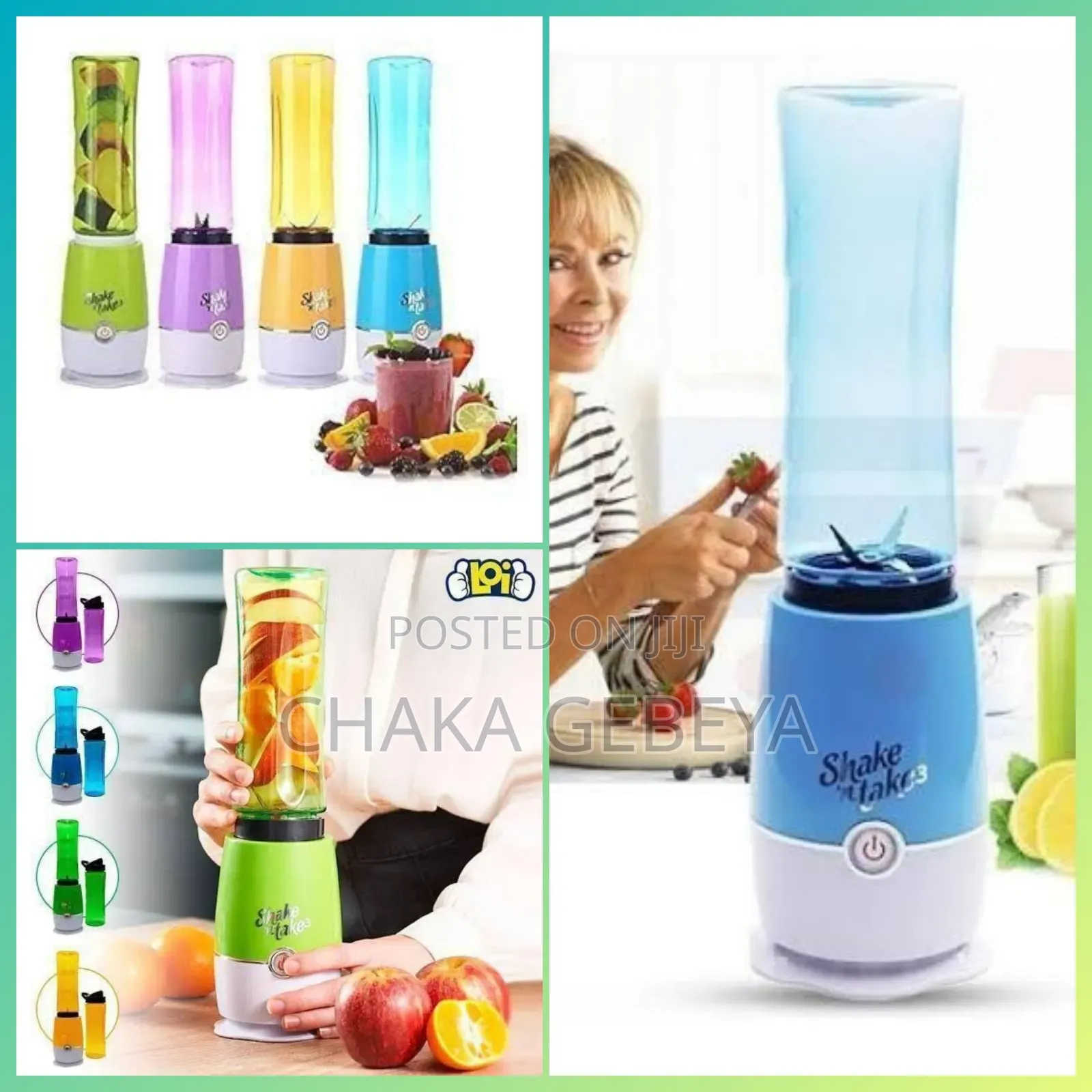Shake N Take Portable Blender – 2 Jars, Ice Crushing