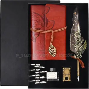 Quill Pen With Note Book.