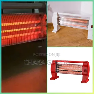 1200w Room Heater – 3 Lamps, Adjustable Temperature Control