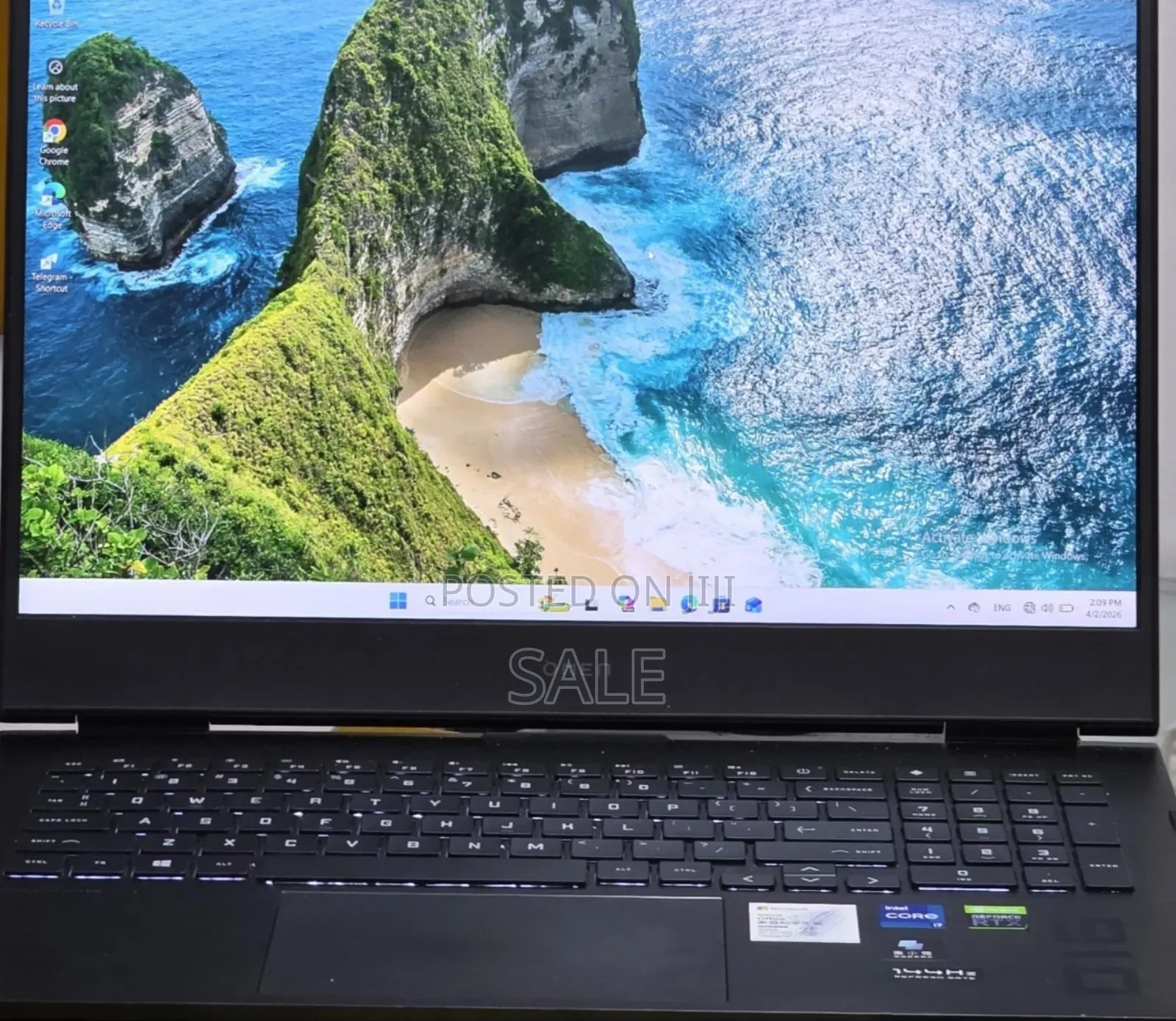 New Laptop HP Omen 16 16GB Intel Core i7 SSD 512GB