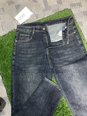 Dark Wash Men's Denim Jeans