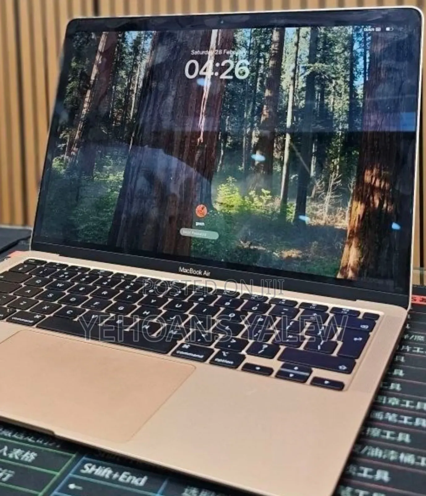 New Laptop Apple MacBook Air 2020 M1 8GB Apple M1 SSD 256GB