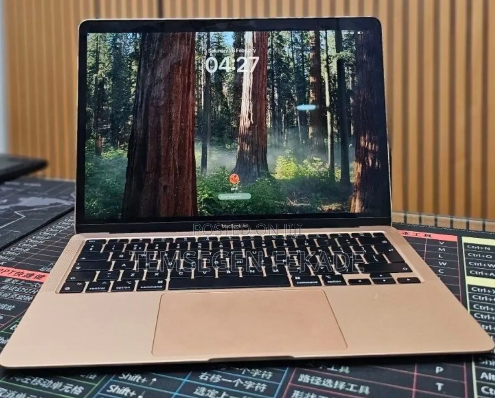 New Laptop Apple MacBook Air 2020 M1 8GB Apple M1 SSD 256GB