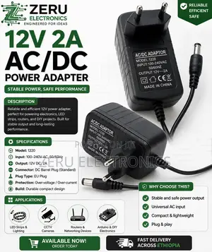 12v 2a Power Adapter