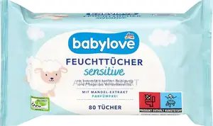 Babylove Sensitive Wet Wipes