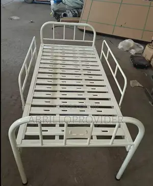 2 Function Manual Metal Foldable Adjustable Hospital Bed 2