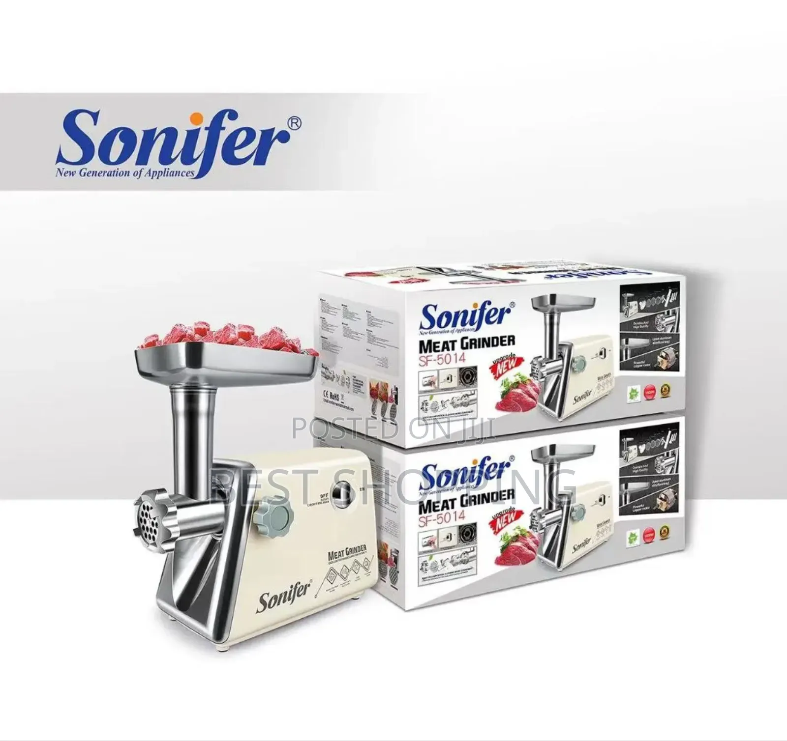 Sonifer Mear Grinder የስጋ መፍጫ