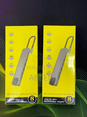 8 in 1 Hub (Type C Adapter)