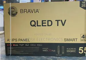 Bravia -Inch Sony Bravia Qled Television, Model 55q80c.