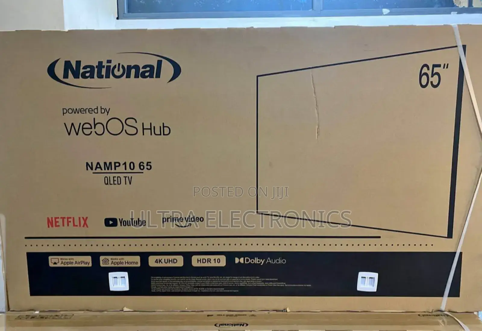 National 65" Qled Tv Powered by the Webos Hub Operating System