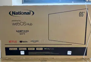 National 65" Qled Tv Powered by the Webos Hub Operating System