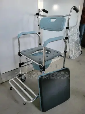 4-in-1 Mobile Shower Commode Chair由文removable Basin, Toilet Chair