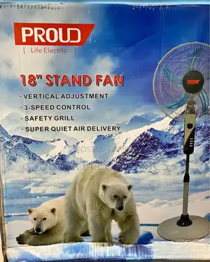 Proud Life Electric 18" Stand Fan, Designed for Efficient Cooling I