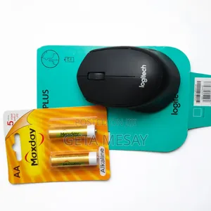 Logitech M330 Silent Plus Wireless Mouse With Alkaline Batteries