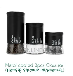 Modern Design Glass Jar With Lid