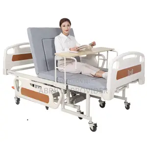 Safe Metal 3 Function Adjustable Electric Clinic Medical Hospital Bed