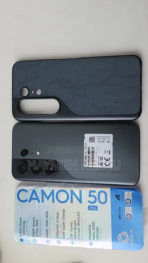 New Tecno Camon 50 Pro 256 GB Black