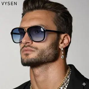 Vintage Retro Outdoor Big Frame Sunglasse