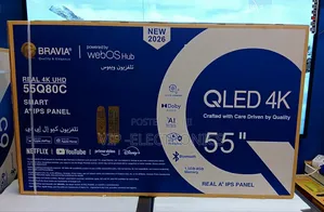 Bravia 55 Inch Tv Qled Smart Tv Webos Hub Dolby Audio 2026 New