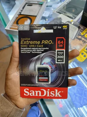 Sandisk Camera Memory 64gb Speed 200 MBPS