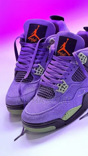 Jordan 4 Glob Retro High Master Quality Smooth Sneakers for Man's