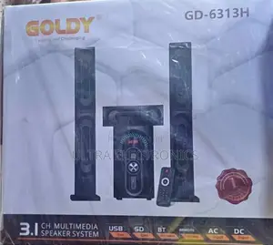 Goldy Gd-6313h 3.1 Channel Multimedia Speaker System. Features
