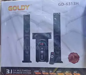 Goldy Gd-6313h 3.1 Channel Multimedia Speaker System. Features