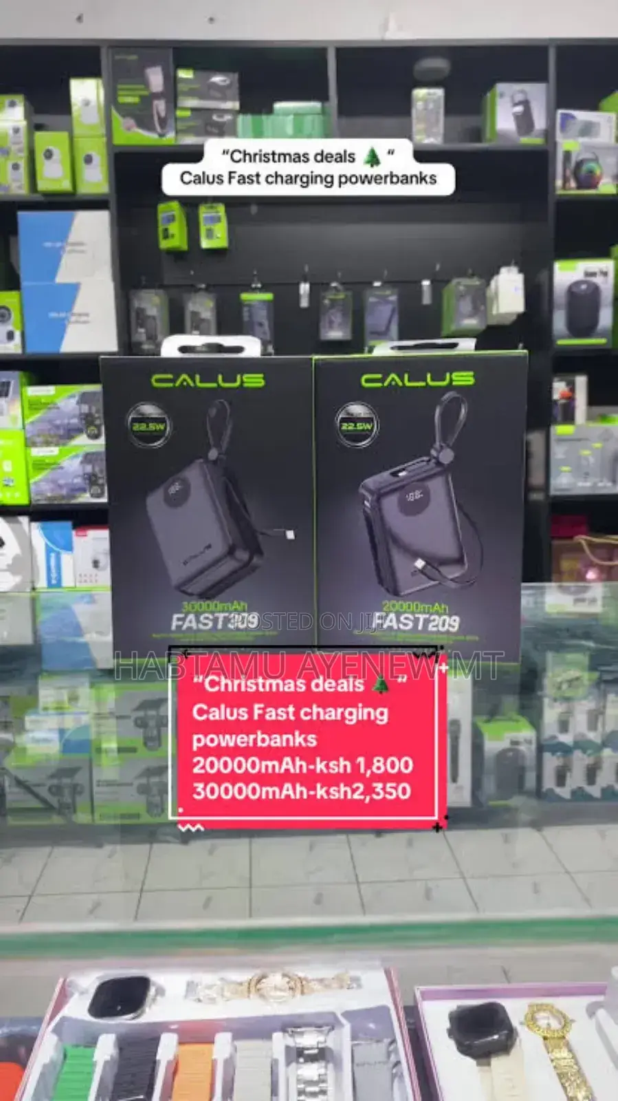 Calus Power Bank ካሉስ ፓወር ባንክ 30000 Mah