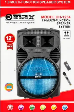 Speaker Max 12-Inch Professional Audio System, Specifically