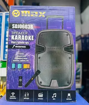 Speaker Max Brand Portable Party Speaker, Likely Model Sd
