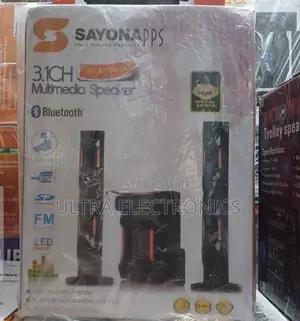 Sayona Apps 3.1ch Multimedia Speaker System From the Tall Boy Series