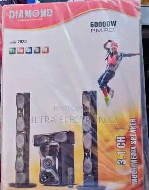 Speaker Diamond 3.1ch Multimedia .Model: 7920 Audio Power: 60,000w
