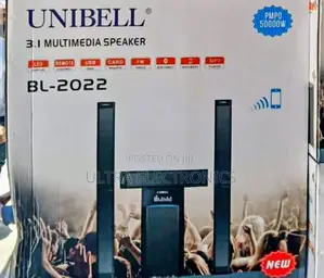 Unibell Bl-2022 3.1 Multimedia Speaker System, Features a Pmpo