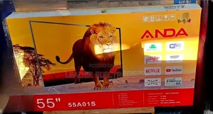 Anda Tv 55" Smart Android Tv New Arrival 2026 Double Glass Tv