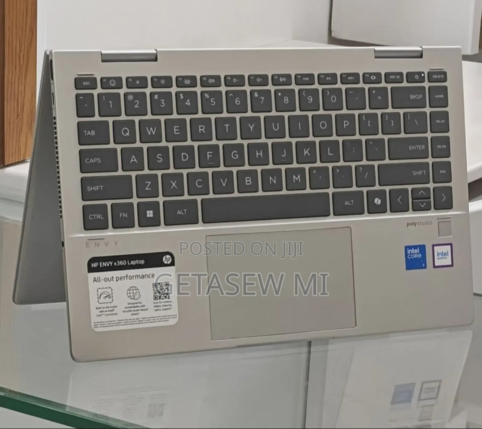 New Laptop HP Envy x360 8GB Intel Core 5 SSD 512GB