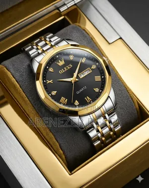 Olevs Quartz Wristwatch for Men Featuring Stainless Steel Strap