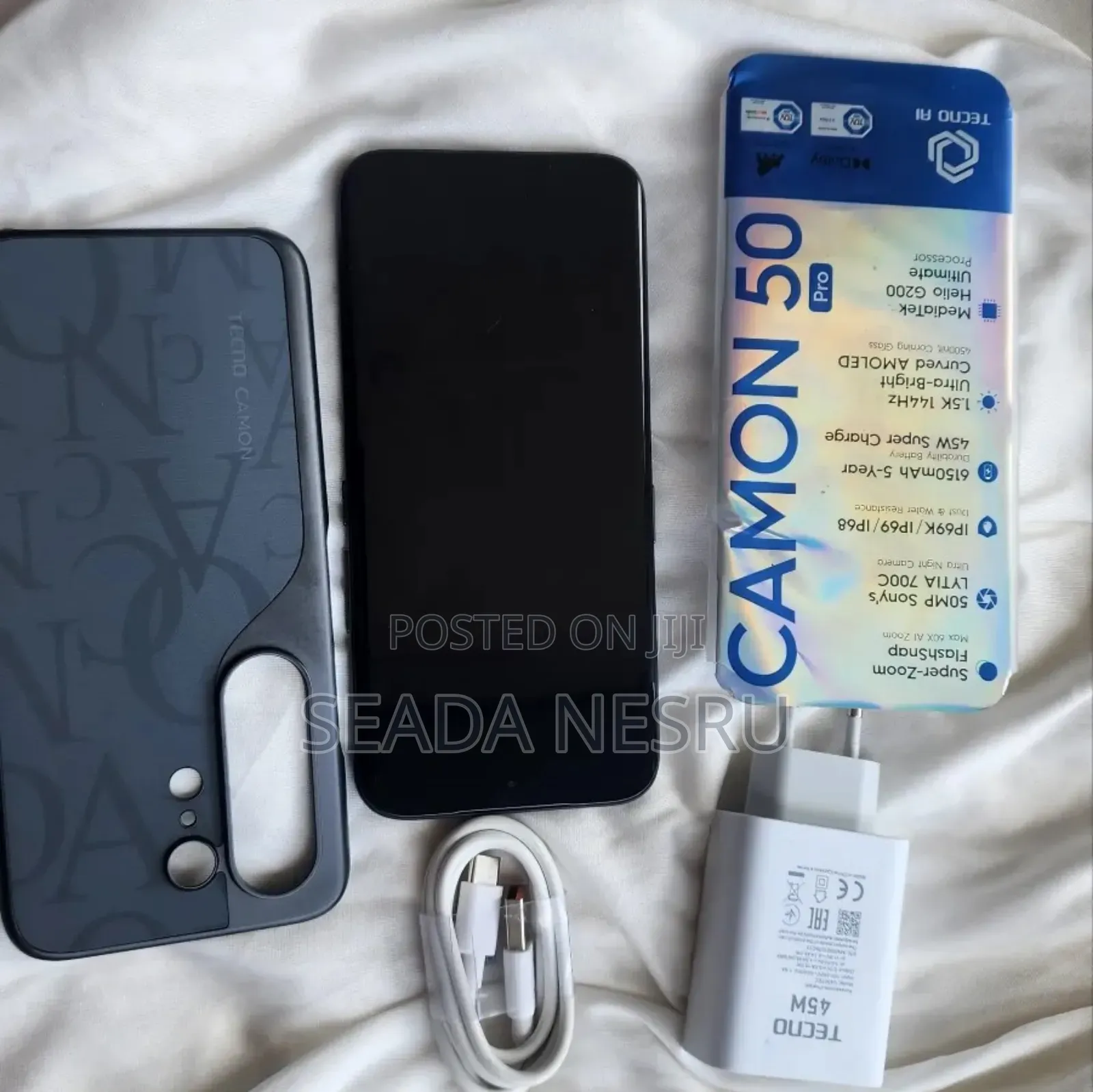 New Tecno Camon 50 Pro 256 GB Black