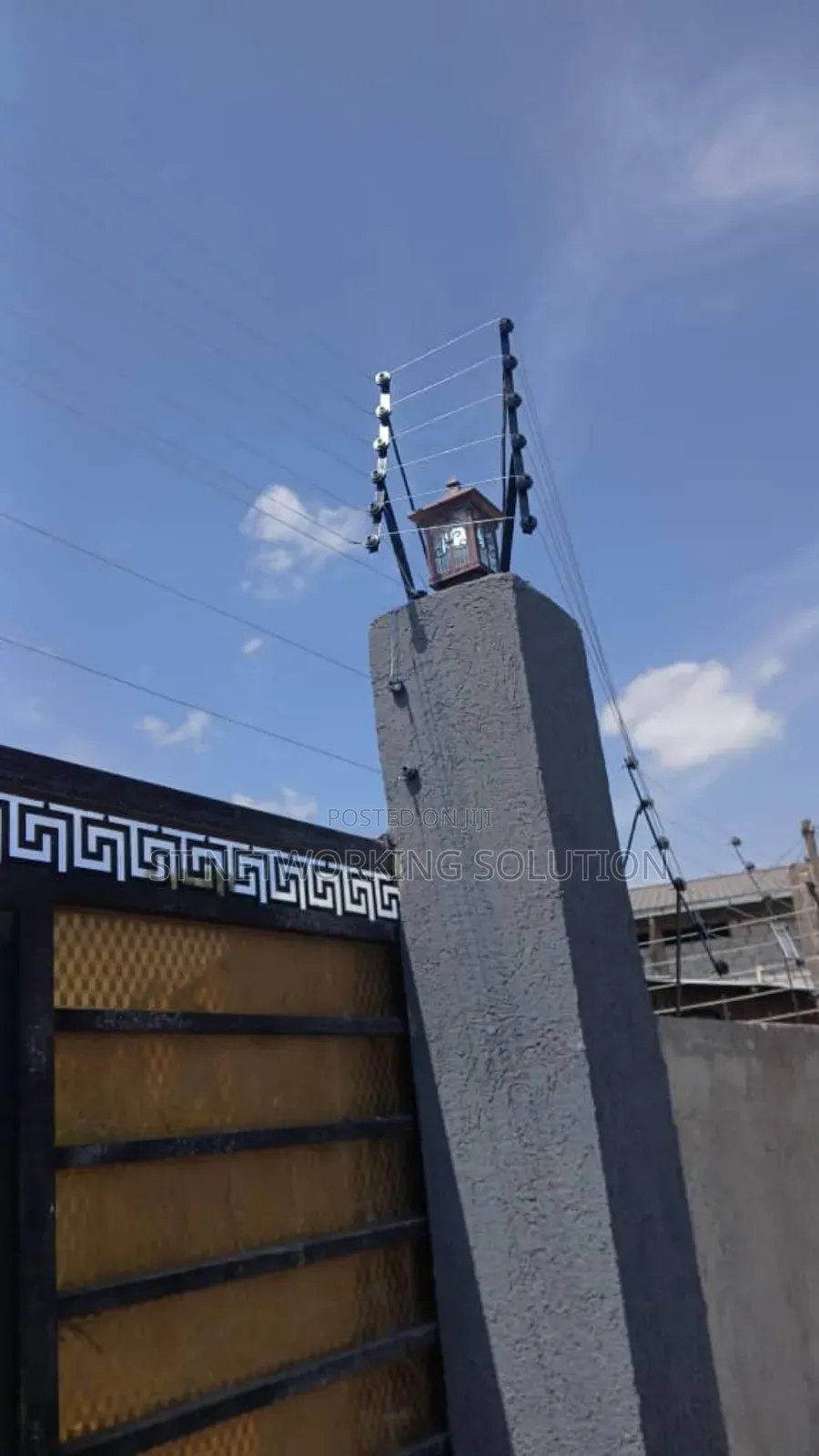 Sis CCTV Camera and Danger Fence Solution