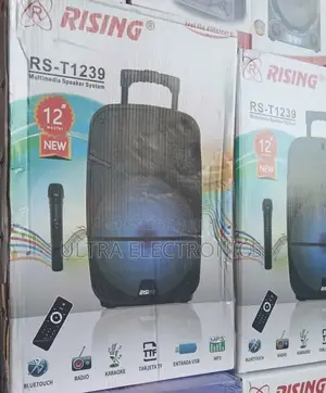 Rising Rs-T1239 Multimedia Speaker System, Which Is a Portable Trolley
