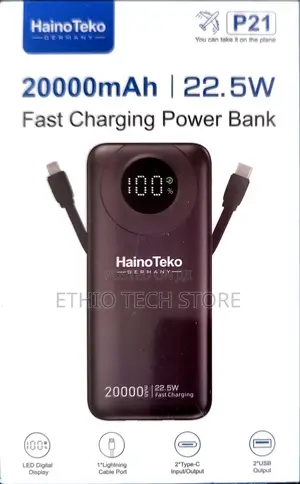 Hainoteko 20,000mah Fast Charging Power Bank