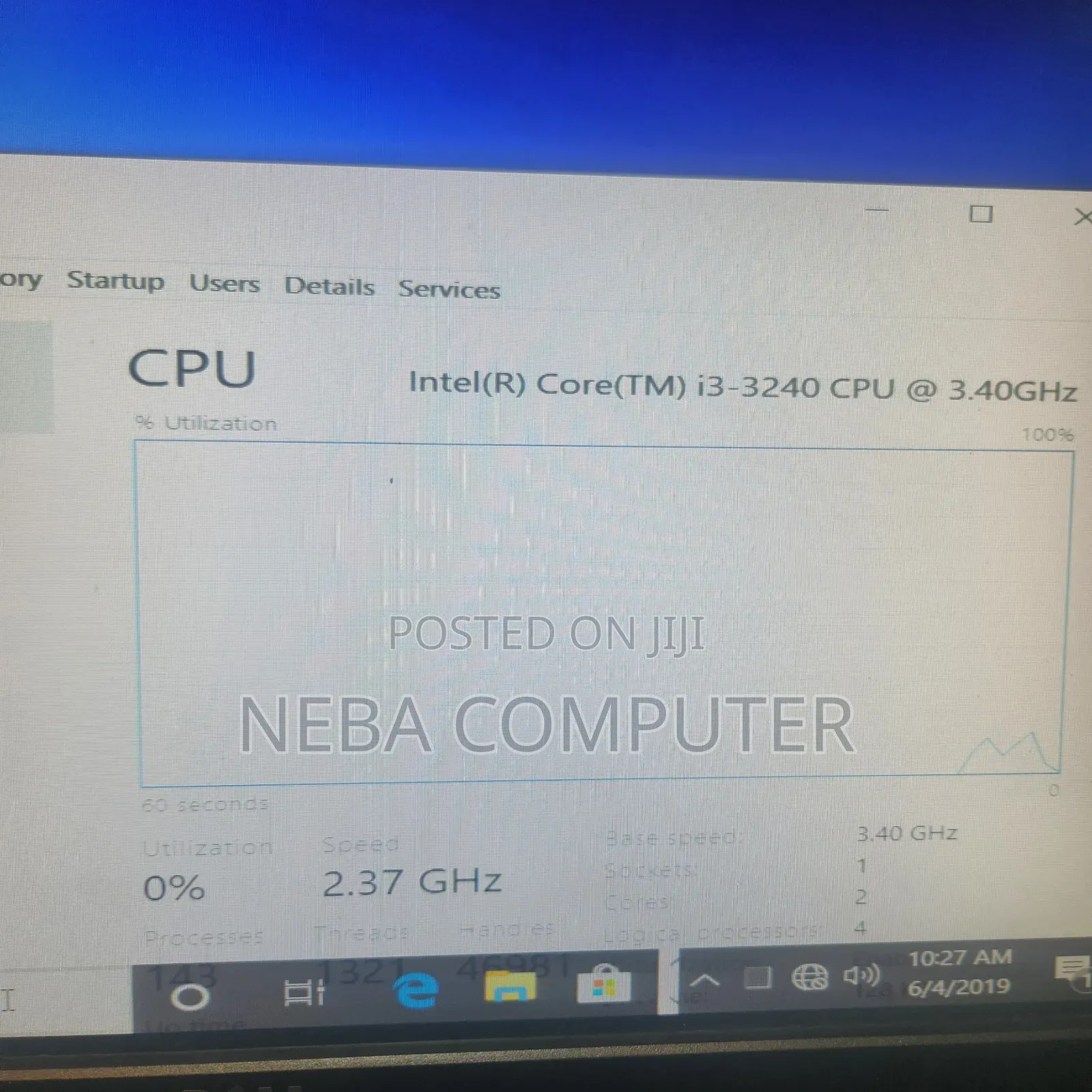 Desktop Computer Dell OptiPlex 7010 4GB Intel Core 3 HDD 500GB